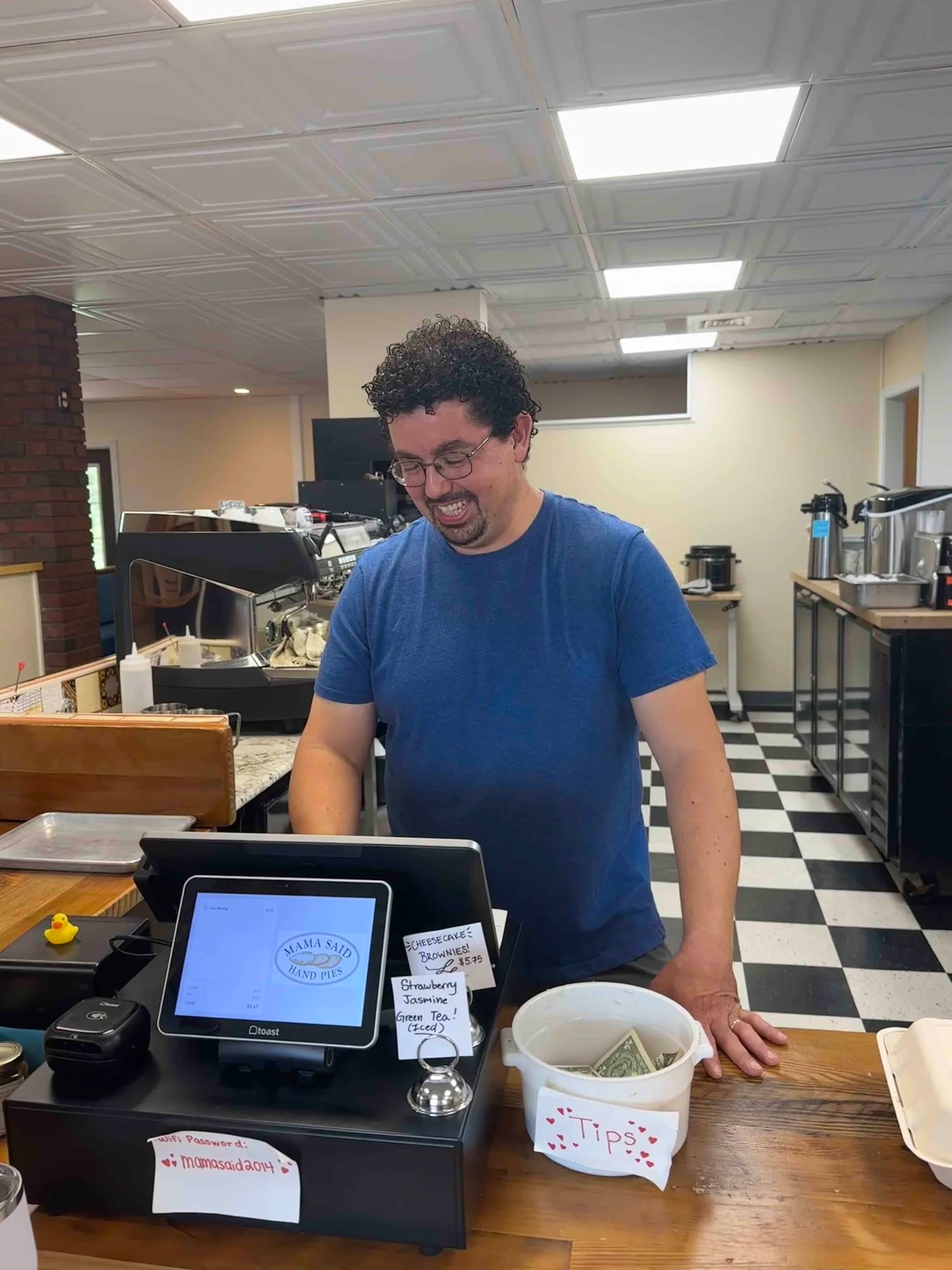 Gabe Flores, co-owner of Mama Said